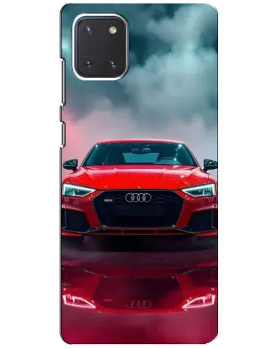 Чехол для Samsung Galaxy Note 10 Lite с картинкой «Audi RS — красный стиль»