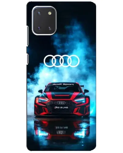 Чехол для Samsung Galaxy Note 10 Lite с картинкой «Audi Sport — неон»