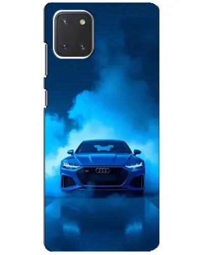 Чехол для Samsung Galaxy Note 10 Lite с картинкой «Audi — голубая энергия»