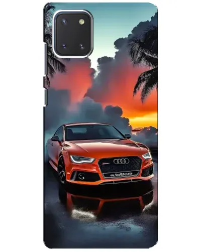 Чехол для Samsung Galaxy Note 10 Lite с картинкой «Audi — закат»