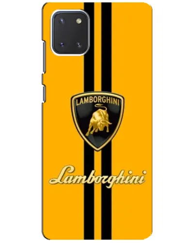 Чохол для Samsung Galaxy Note 10 Lite з картинкою «Lamborghini Stripe жовтий» Чохол для Samsung Galaxy Note 10 Lite з картинкою «Lamborghini Stripe жовтий»