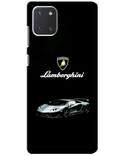 Чохол для Samsung Galaxy Note 10 Lite з картинкою «Логотип Lamborghini класика» Чохол для Samsung Galaxy Note 10 Lite з картинкою «Логотип Lamborghini класика»