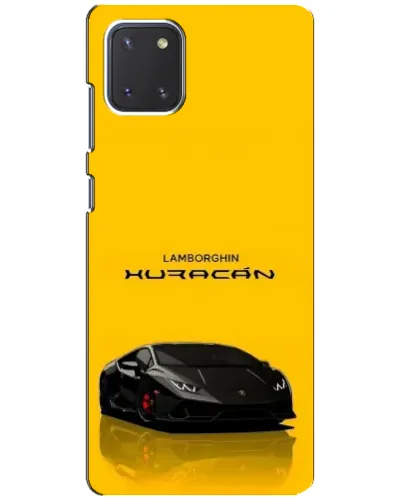 Чохол для Samsung Galaxy Note 10 Lite з картинкою «Lamborghini Huracan чорний» Чохол для Samsung Galaxy Note 10 Lite з картинкою «Lamborghini Huracan чорний»