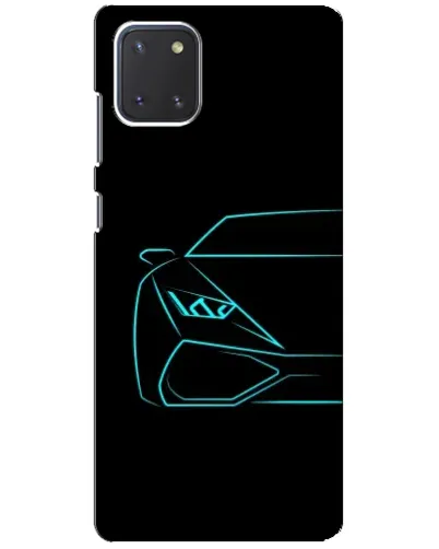 Чохол для Samsung Galaxy Note 10 Lite з картинкою «Блакитний силует Lamborghini» Чохол для Samsung Galaxy Note 10 Lite з картинкою «Блакитний силует Lamborghini»
