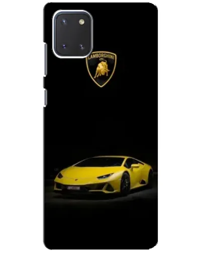 Чохол для Samsung Galaxy Note 10 Lite з картинкою «Lamborghini жовтий акцент» Чохол для Samsung Galaxy Note 10 Lite з картинкою «Lamborghini жовтий акцент»