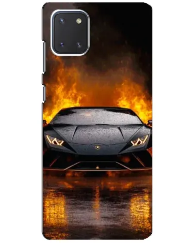 Чохол для Samsung Galaxy Note 10 Lite з картинкою «Lamborghini у вогні» Чохол для Samsung Galaxy Note 10 Lite з картинкою «Lamborghini у вогні»