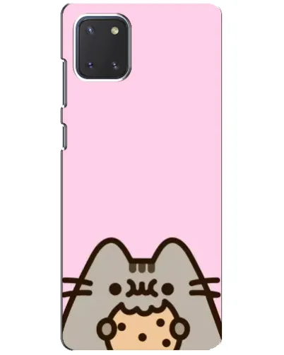 Чехол для Samsung Galaxy Note 10 Lite с картинкой «Pusheen и печенье»