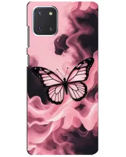 Чохол для Samsung Galaxy Note 10 Lite з картинкою «Метелик у диму» Чохол для Samsung Galaxy Note 10 Lite з картинкою «Метелик у диму»