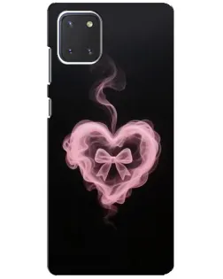 Чохол для Samsung Galaxy Note 10 Lite з картинкою «Димчасте серце» Чохол для Samsung Galaxy Note 10 Lite з картинкою «Димчасте серце»
