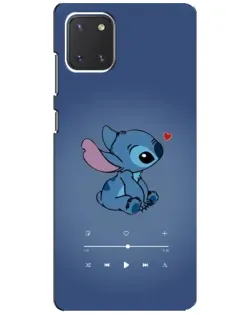 Чохол для Samsung Galaxy Note 10 Lite з картинкою «Музичний Stitch»