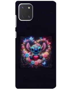 Чохол для Samsung Galaxy Note 10 Lite з картинкою «Stitch у квітах»
