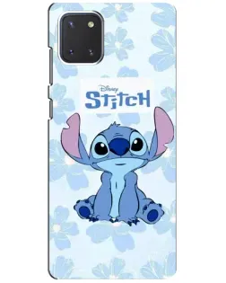 Чохол для Samsung Galaxy Note 10 Lite з картинкою «Stitch серед квітів»