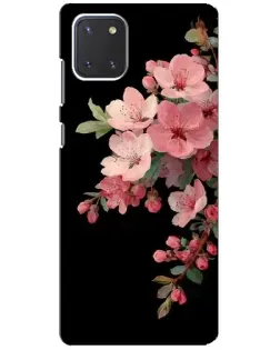 Чехол для Samsung Galaxy Note 10 Lite с картинкой «Розовая ветка сакуры»