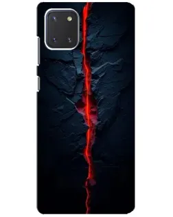 Чохол для Samsung Galaxy Note 10 Lite з картинкою «Червона лавова тріщина» Чохол для Samsung Galaxy Note 10 Lite з картинкою «Червона лавова тріщина»