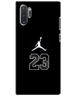 Чехол для Samsung Galaxy Note 10 Plus с картинкой «Jordan Flight 23» Чехол для Samsung Galaxy Note 10 Plus с картинкой «Jordan Flight 23»