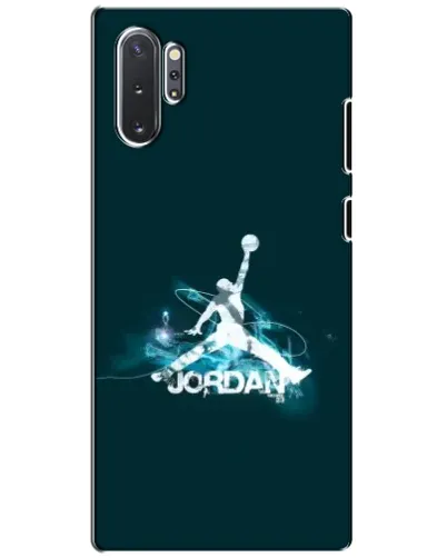 Чехол для Samsung Galaxy Note 10 Plus с картинкой «Jordan Blue Fire» Чехол для Samsung Galaxy Note 10 Plus с картинкой «Jordan Blue Fire»