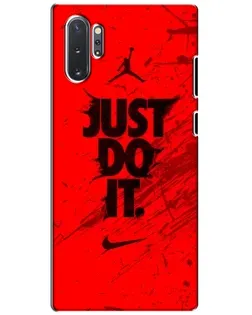 Чехол для Samsung Galaxy Note 10 Plus с картинкой «Nike Just Do It» Чехол для Samsung Galaxy Note 10 Plus с картинкой «Nike Just Do It»