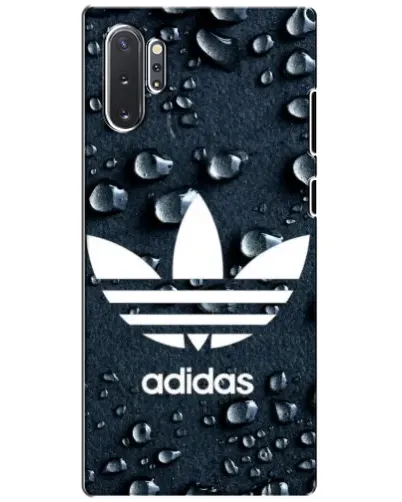 Чехол для Samsung Galaxy Note 10 Plus с картинкой «Adidas Trefoil Blue»