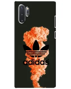 Чехол для Samsung Galaxy Note 10 Plus с картинкой «Оранжевый дым Adidas» Чехол для Samsung Galaxy Note 10 Plus с картинкой «Оранжевый дым Adidas»