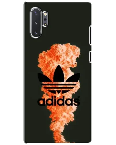 Чехол для Samsung Galaxy Note 10 Plus с картинкой «Оранжевый дым Adidas»