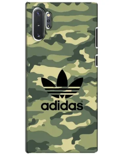 Чехол для Samsung Galaxy Note 10 Plus с картинкой «Милитари стиль Adidas»