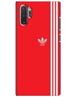 Чехол для Samsung Galaxy Note 10 Plus с картинкой «Красный минимализм Adidas» Чехол для Samsung Galaxy Note 10 Plus с картинкой «Красный минимализм Adidas»