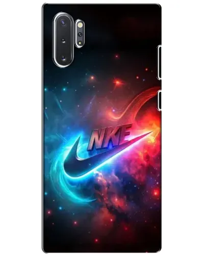 Чехол для Samsung Galaxy Note 10 Plus с картинкой «Огненный логотип Nike»