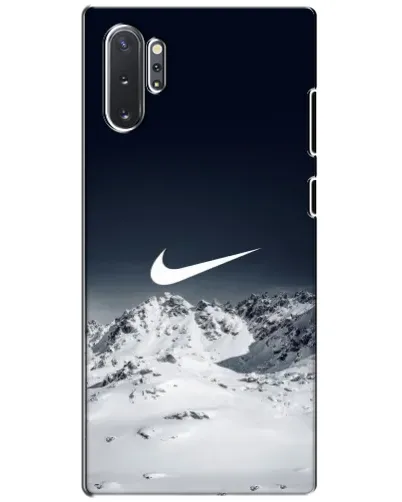 Чехол для Samsung Galaxy Note 10 Plus с картинкой «Nike — зимние горы»