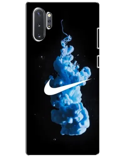 Чехол для Samsung Galaxy Note 10 Plus с картинкой «Nike и синий дым»