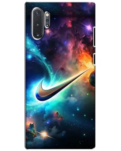 Чехол для Samsung Galaxy Note 10 Plus с картинкой «Космический Nike Swoosh»