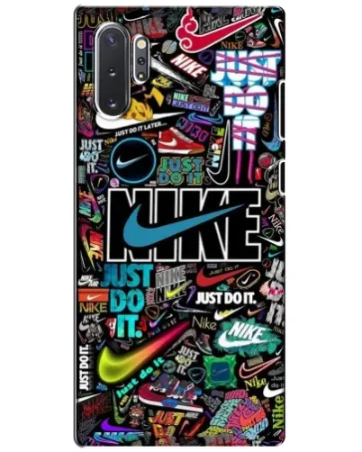 Чехол для Samsung Galaxy Note 10 Plus с картинкой «Яркий коллаж Nike» Чехол для Samsung Galaxy Note 10 Plus с картинкой «Яркий коллаж Nike»