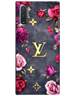 Чехол для Samsung Galaxy Note 10 Plus с картинкой «Цветочный Louis Vuitton» Чехол для Samsung Galaxy Note 10 Plus с картинкой «Цветочный Louis Vuitton»