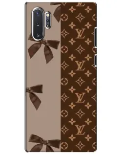 Чехол для Samsung Galaxy Note 10 Plus с картинкой «Louis Vuitton — банты»