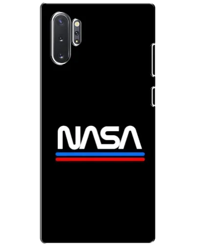 Чехол для Samsung Galaxy Note 10 Plus с картинкой «NASA — классика Red Blue» Чехол для Samsung Galaxy Note 10 Plus с картинкой «NASA — классика Red Blue»