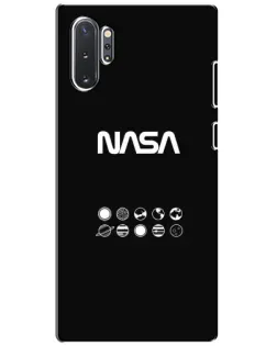 Чехол для Samsung Galaxy Note 10 Plus с картинкой «NASA — технический принт» Чехол для Samsung Galaxy Note 10 Plus с картинкой «NASA — технический принт»
