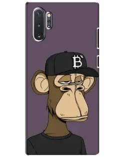 Чехол для Samsung Galaxy Note 10 Plus с картинкой «Bored Ape в кепке» Чехол для Samsung Galaxy Note 10 Plus с картинкой «Bored Ape в кепке»