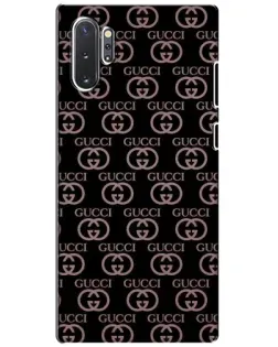 Чехол для Samsung Galaxy Note 10 Plus с картинкой «Классическая монограмма Gucci» Чехол для Samsung Galaxy Note 10 Plus с картинкой «Классическая монограмма Gucci»