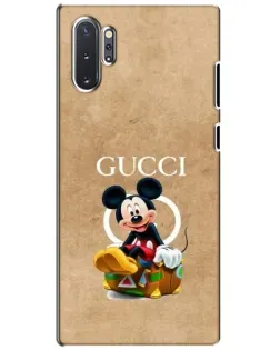 Чехол для Samsung Galaxy Note 10 Plus с картинкой «Микки Маус Gucci — крафт» Чехол для Samsung Galaxy Note 10 Plus с картинкой «Микки Маус Gucci — крафт»