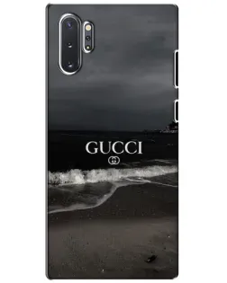 Чехол для Samsung Galaxy Note 10 Plus с картинкой «Gucci — морской прибой» Чехол для Samsung Galaxy Note 10 Plus с картинкой «Gucci — морской прибой»