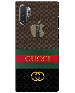 Чехол для Samsung Galaxy Note 10 Plus с картинкой «Gucci — брендированный десерт» Чехол для Samsung Galaxy Note 10 Plus с картинкой «Gucci — брендированный десерт»
