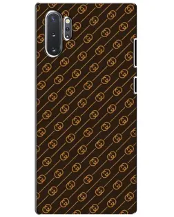 Чехол для Samsung Galaxy Note 10 Plus с картинкой «Gucci — золотые диагонали» Чехол для Samsung Galaxy Note 10 Plus с картинкой «Gucci — золотые диагонали»