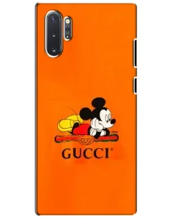 Чехол для Samsung Galaxy Note 10 Plus с картинкой «Микки Маус Gucci — оранж» Чехол для Samsung Galaxy Note 10 Plus с картинкой «Микки Маус Gucci — оранж»