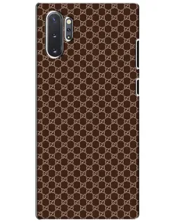 Чехол для Samsung Galaxy Note 10 Plus с картинкой «Gucci — шоколадная сетка» Чехол для Samsung Galaxy Note 10 Plus с картинкой «Gucci — шоколадная сетка»