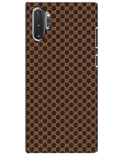 Чехол для Samsung Galaxy Note 10 Plus с картинкой «Gucci — шоколадная сетка» Чехол для Samsung Galaxy Note 10 Plus с картинкой «Gucci — шоколадная сетка»