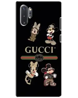 Чехол для Samsung Galaxy Note 10 Plus с картинкой «Gucci — герои Disney и монограмма» Чехол для Samsung Galaxy Note 10 Plus с картинкой «Gucci — герои Disney и монограмма»