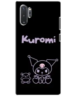 Чохол для Samsung Galaxy Note 10 Plus з картинкою «Kuromi — чорний мінімалізм» Чохол для Samsung Galaxy Note 10 Plus з картинкою «Kuromi — чорний мінімалізм»