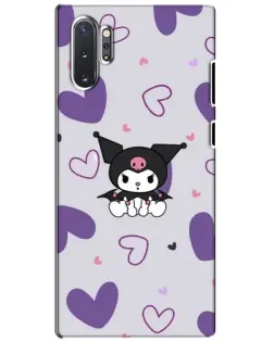 Чохол для Samsung Galaxy Note 10 Plus з картинкою «Kuromi та лавандові серця» Чохол для Samsung Galaxy Note 10 Plus з картинкою «Kuromi та лавандові серця»