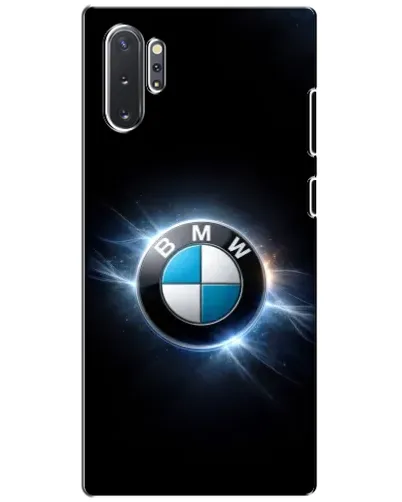 Чохол для Samsung Galaxy Note 10 Plus з картинкою «BMW — неонове сяйво»