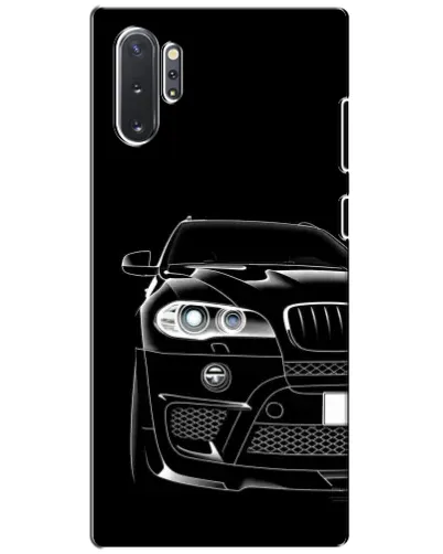Чохол для Samsung Galaxy Note 10 Plus з картинкою «Темний силует BMW»
