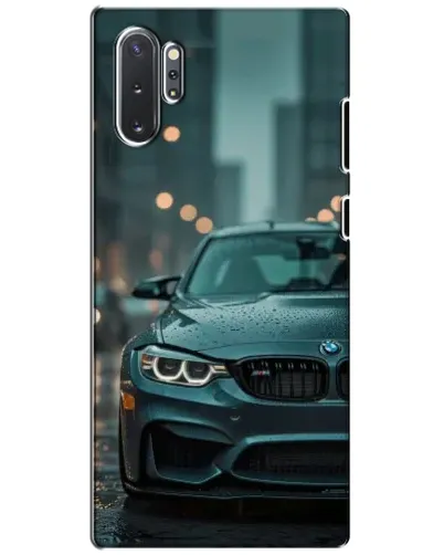 Чохол для Samsung Galaxy Note 10 Plus з картинкою «BMW у вогнях міста»